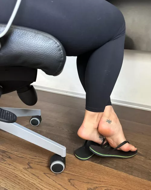Caught you staring at my office soles. 😜