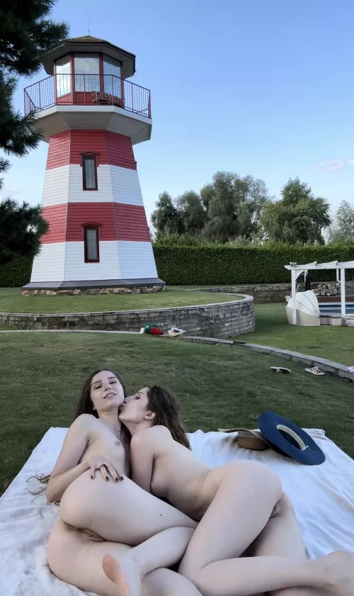 If you found us in the park like this, would you get into a threesome with us?