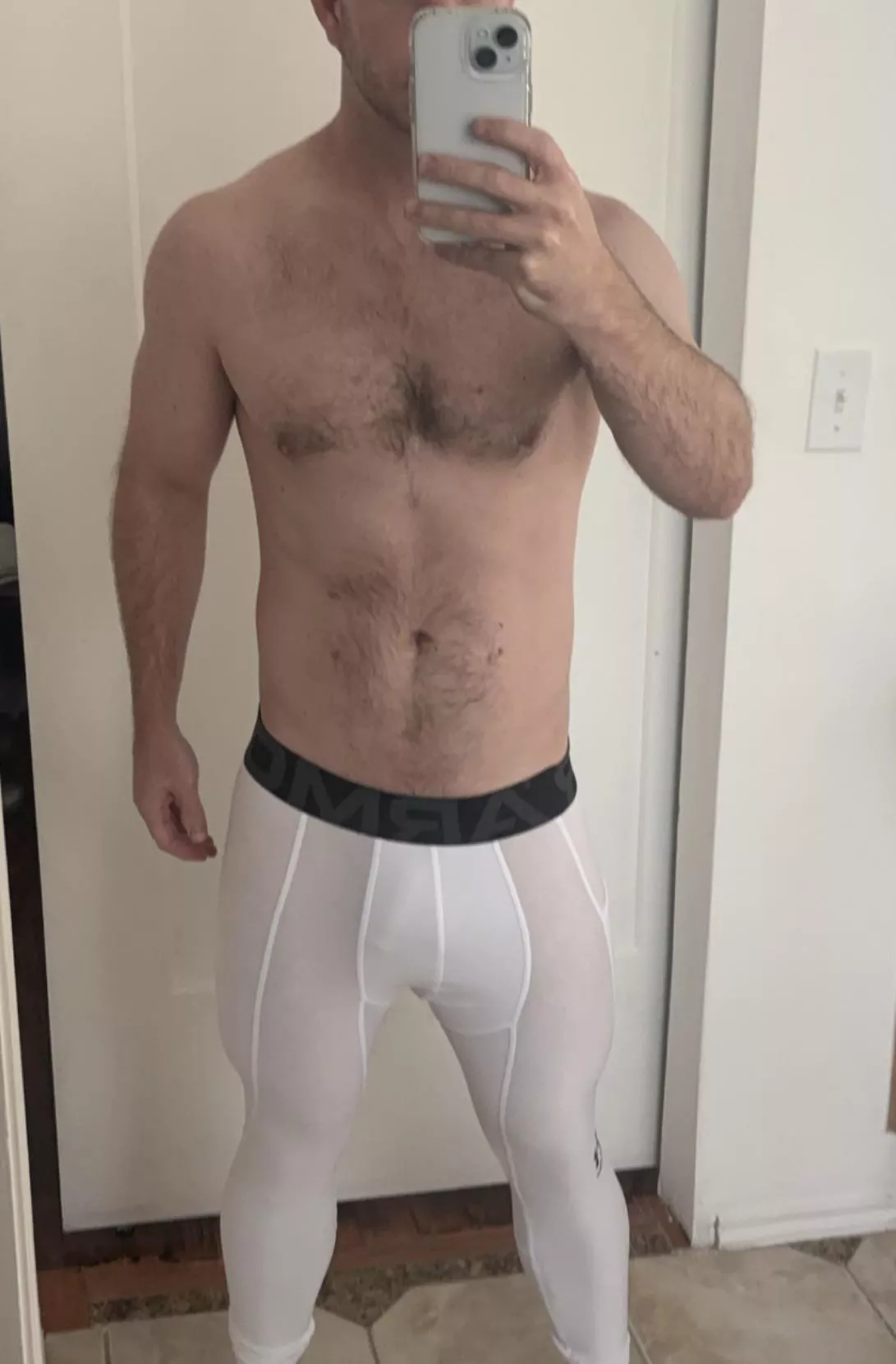 Pre-workout tights for the win 