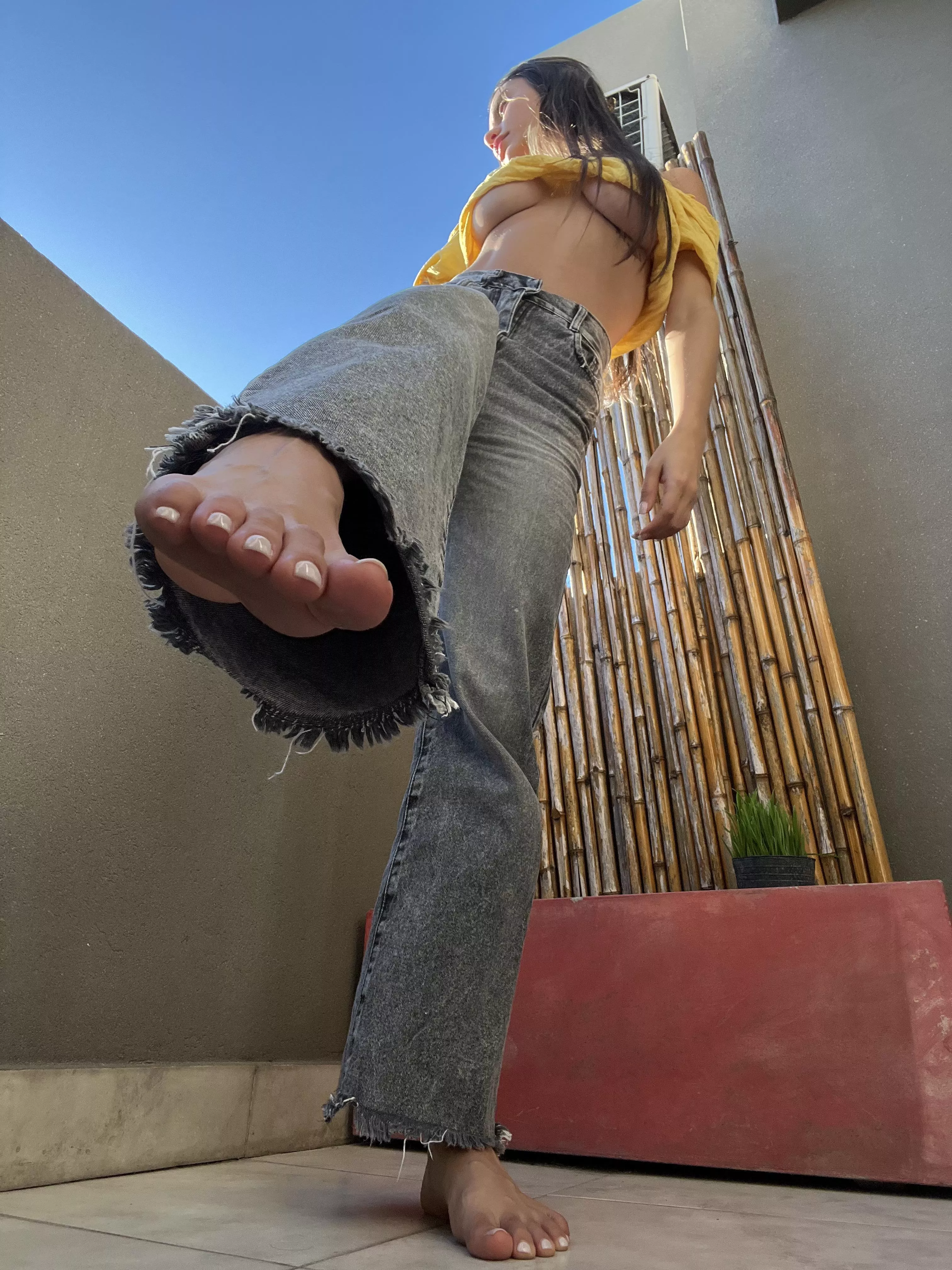 Since you’re on your knees begging, go ahead and clean them.