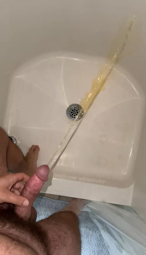 that morning piss always has me moaning