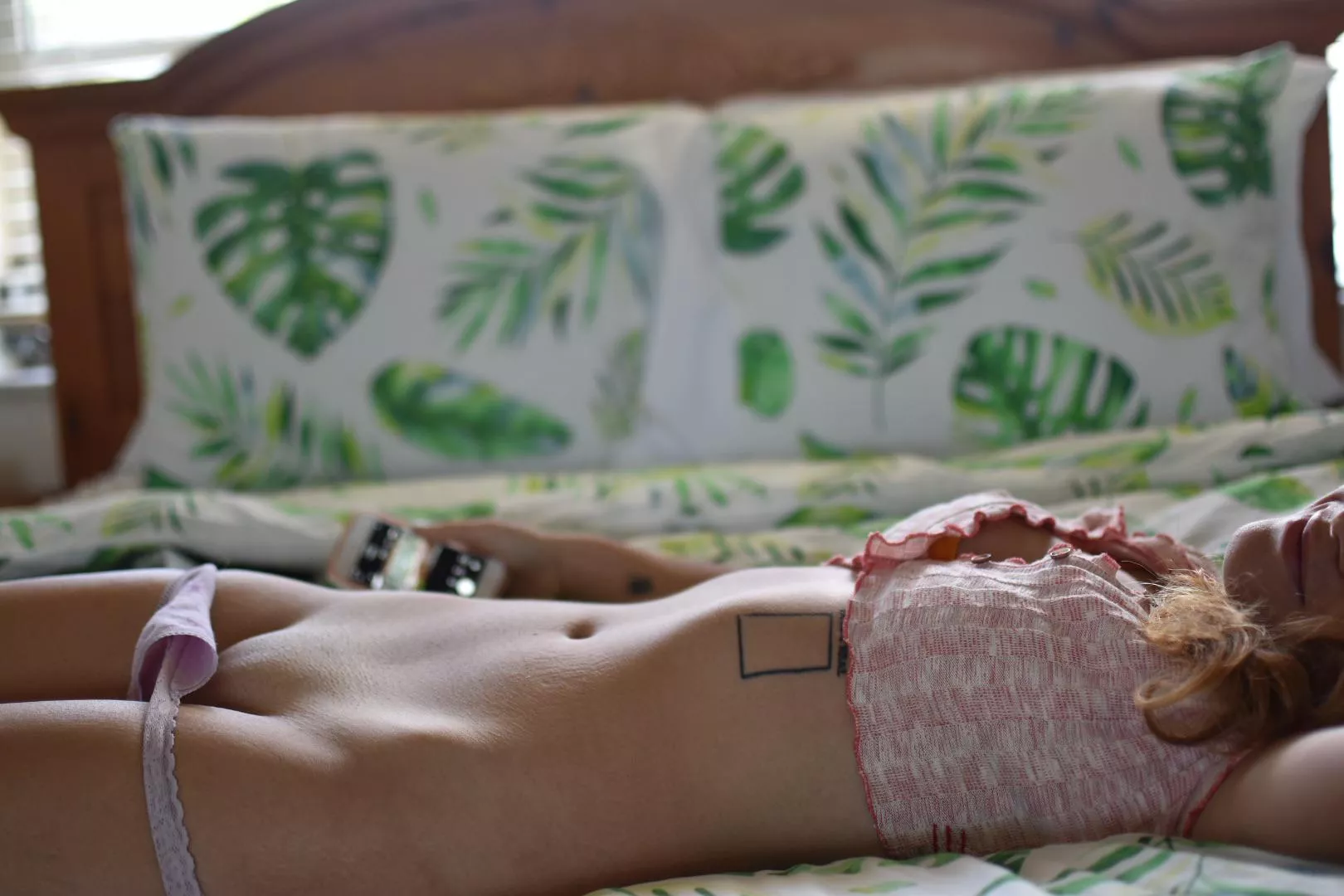 the first thing you’ll see as I pull my panties down is my mound 