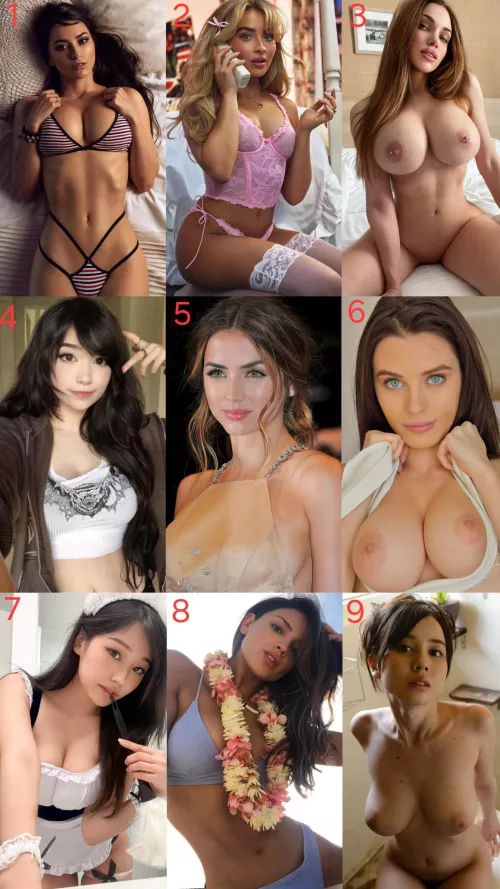 Top picks from my previous post. Who's your favorite [9]