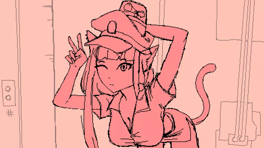 Your Kitty Cute Officer In Progress :3 [GIRLDIVERS]