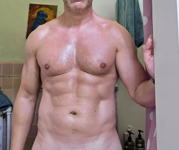 [48] you're visiting a family friend and you accidentally walk in your girlhood Dad crush naked what do you do do?