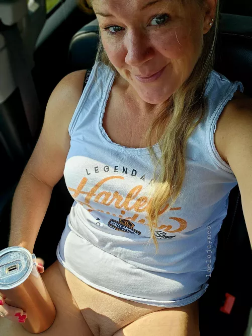 Coffee in hand... adventure awaits