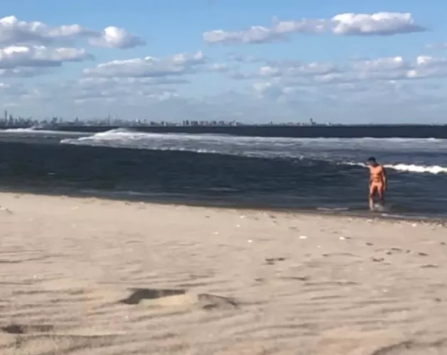 Gunnison beach on a clear day offers