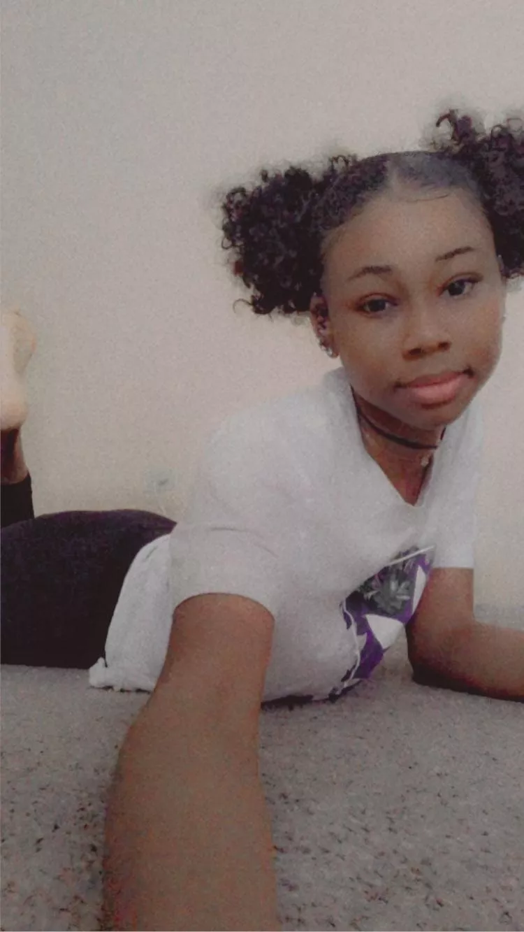 Having space buns honestly makes me feel so cute. I love styling my curly hair smm 🥰