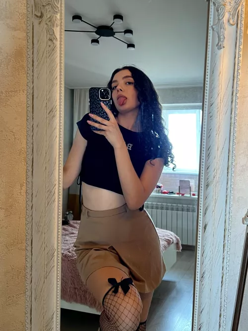 I'm ready to conquer the world in this miniskirt