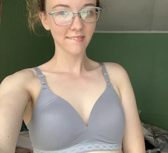 My bra may come and go, but my glasses always stay