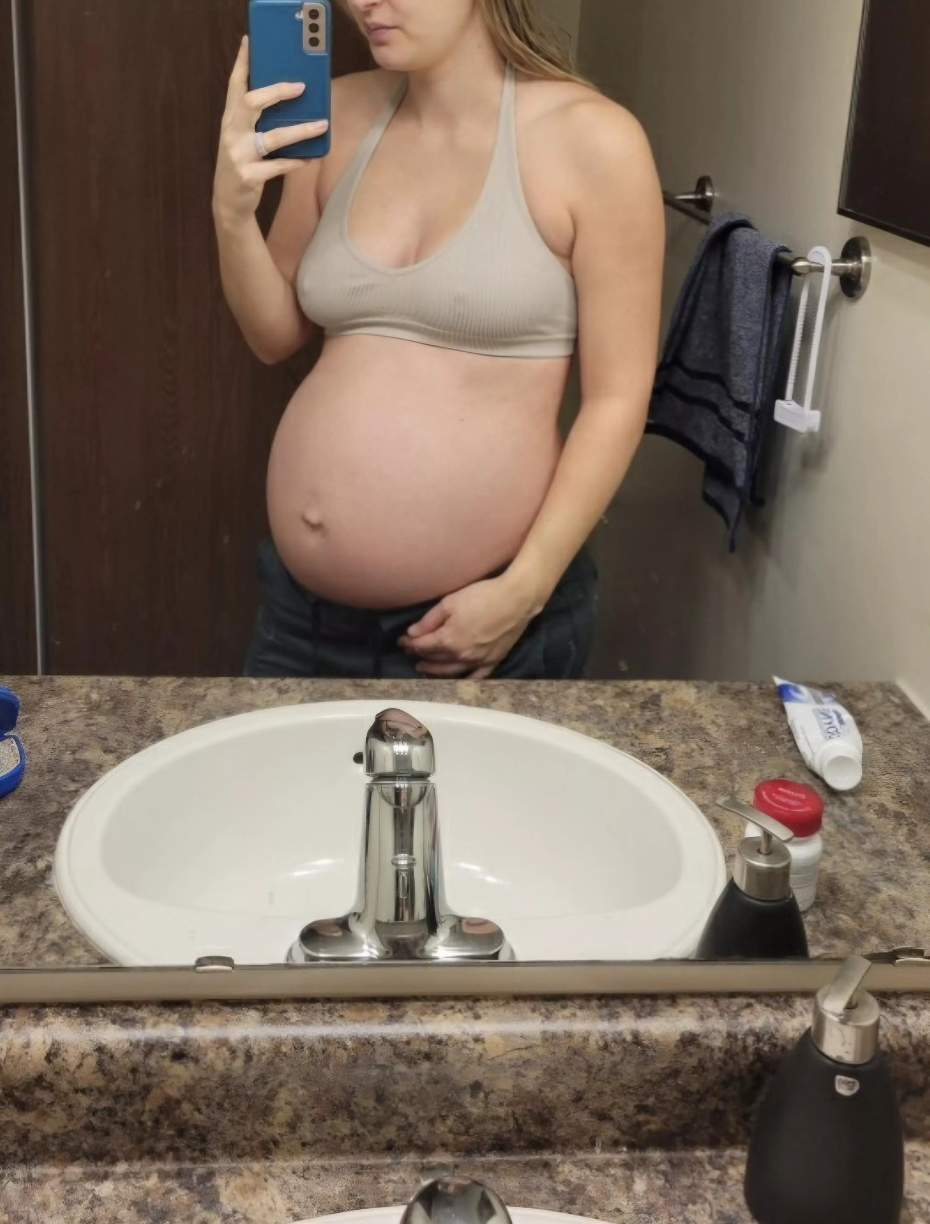 My bump tells me it's cold in here! Help me warm up?