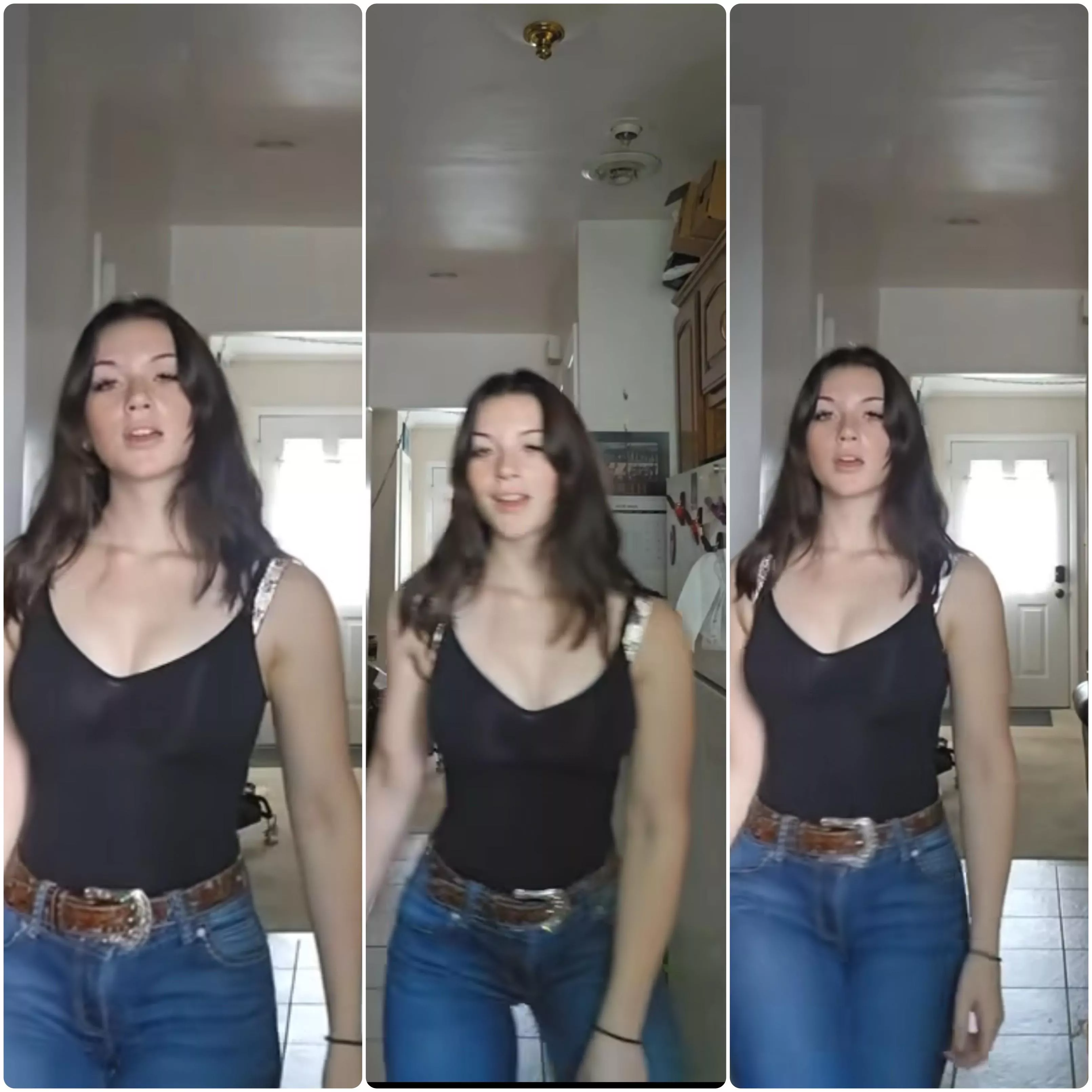 She popped up on my feed with no mention of her @. Wondering if she’s on TickTock or OF