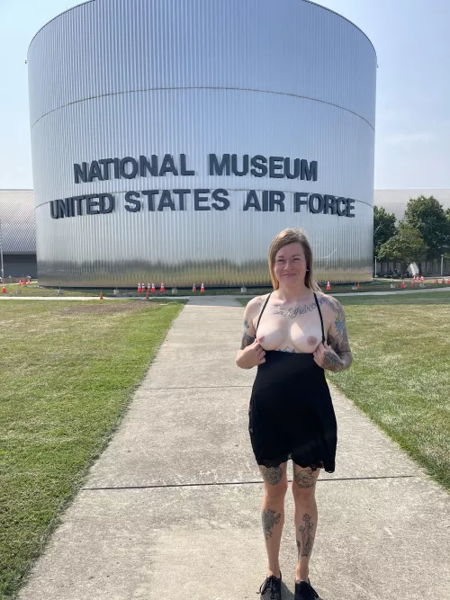 Surprise, surprise! You never know where I'll be striking a pose next!