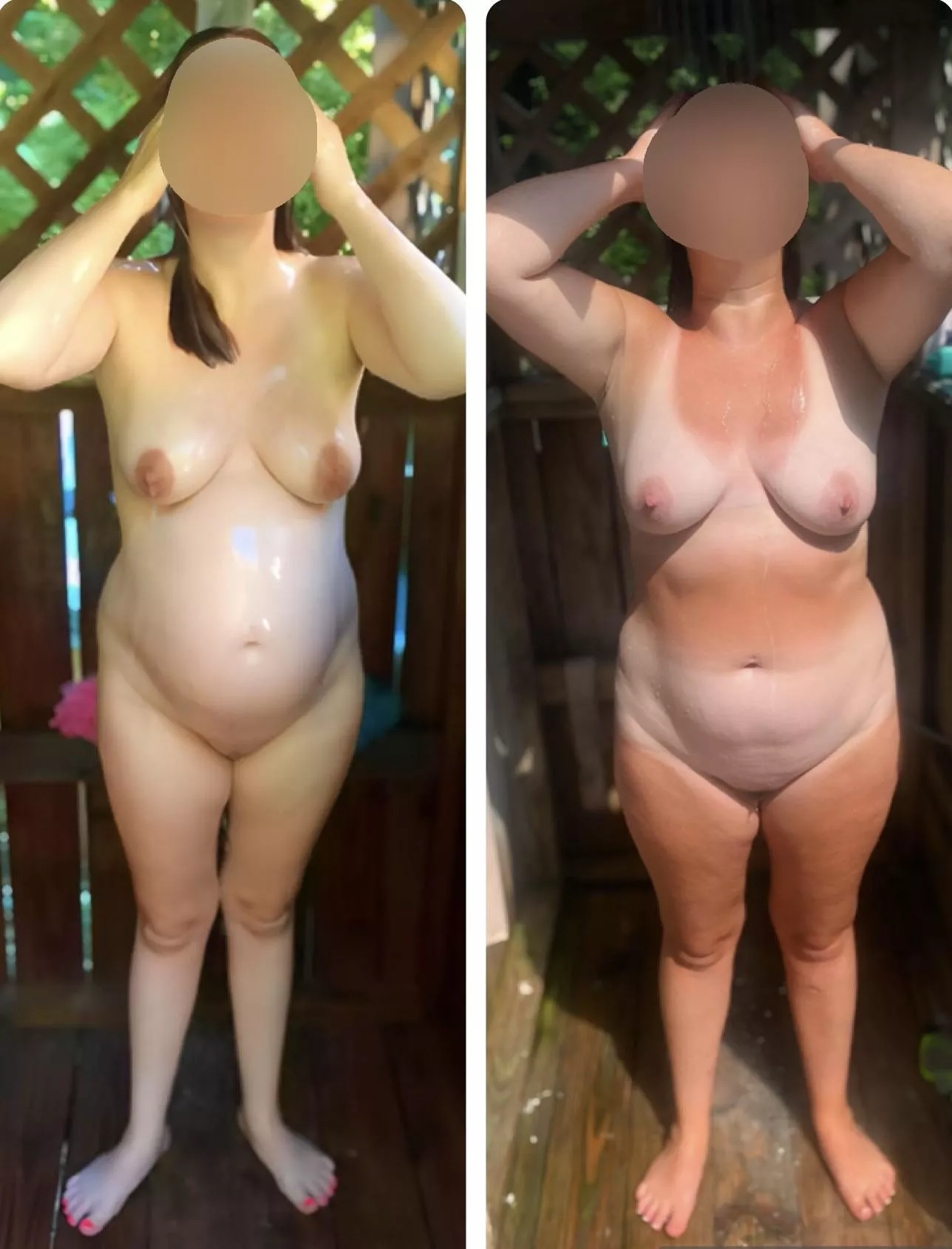 Then>Now, a lot changes in 7 years. Except my love of being outside!