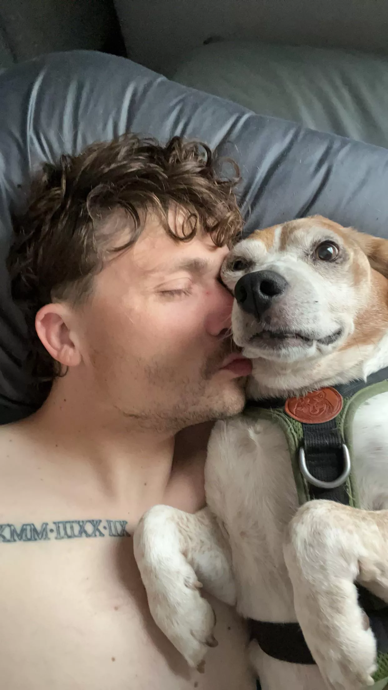 Two bros…they might kiss.