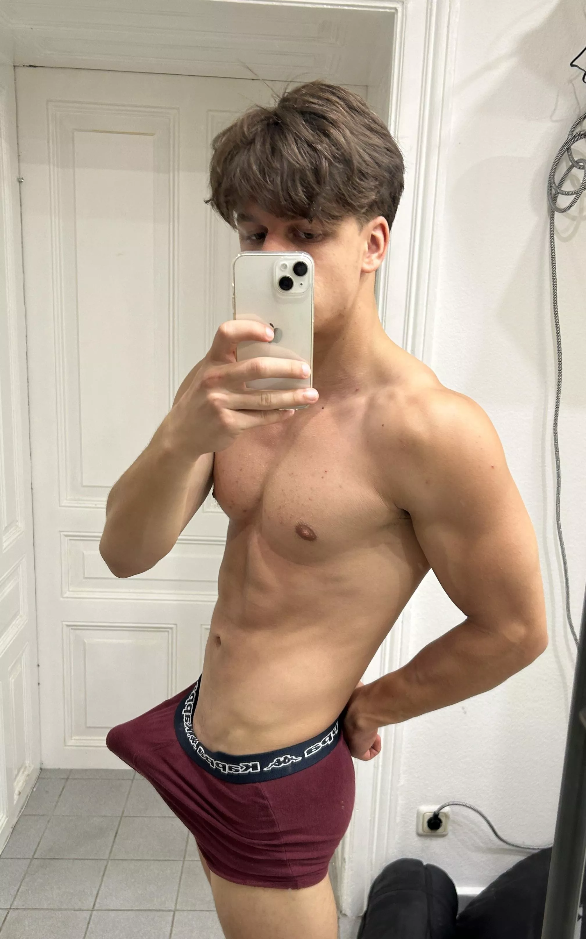 Would you suck on my morning bulge?