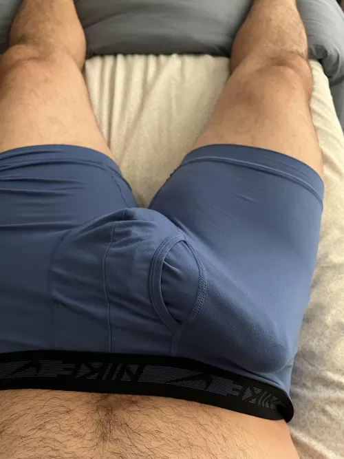 Bite on it and stroke it 