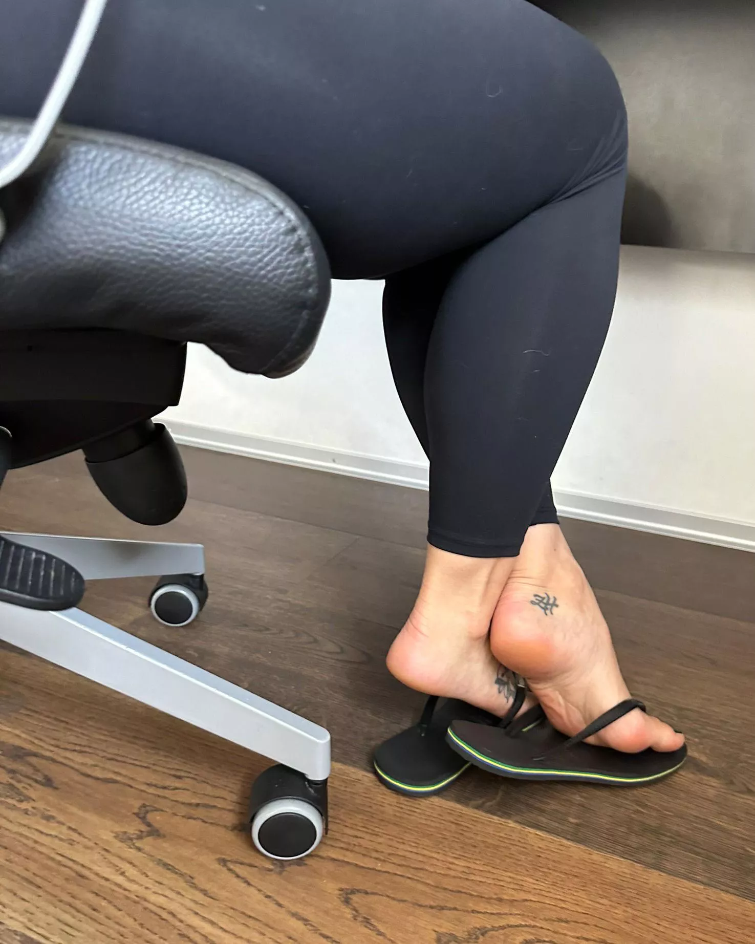 Caught staring at my soles again!