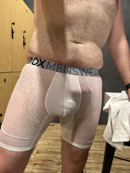 Does this count? In the locker room 