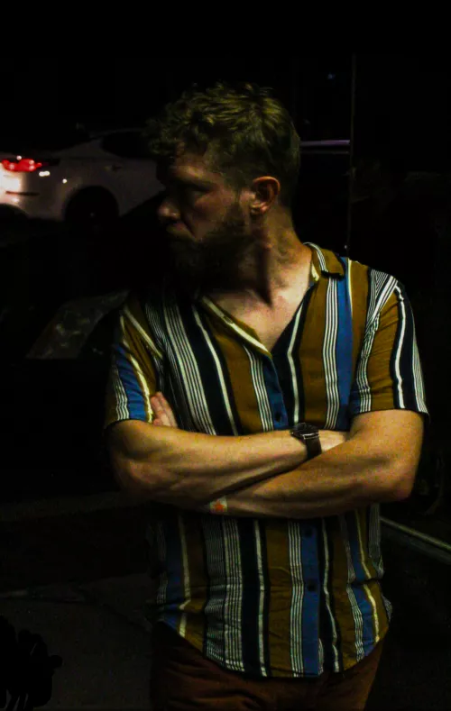 I'm benefitting a lot from the lighting here 