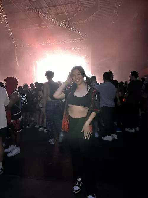 Just a little under boob