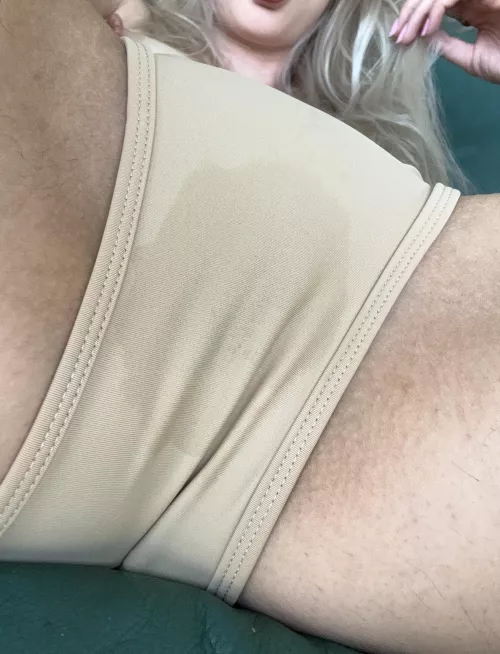 My panties couldn't handle the pressure of my wet pussy