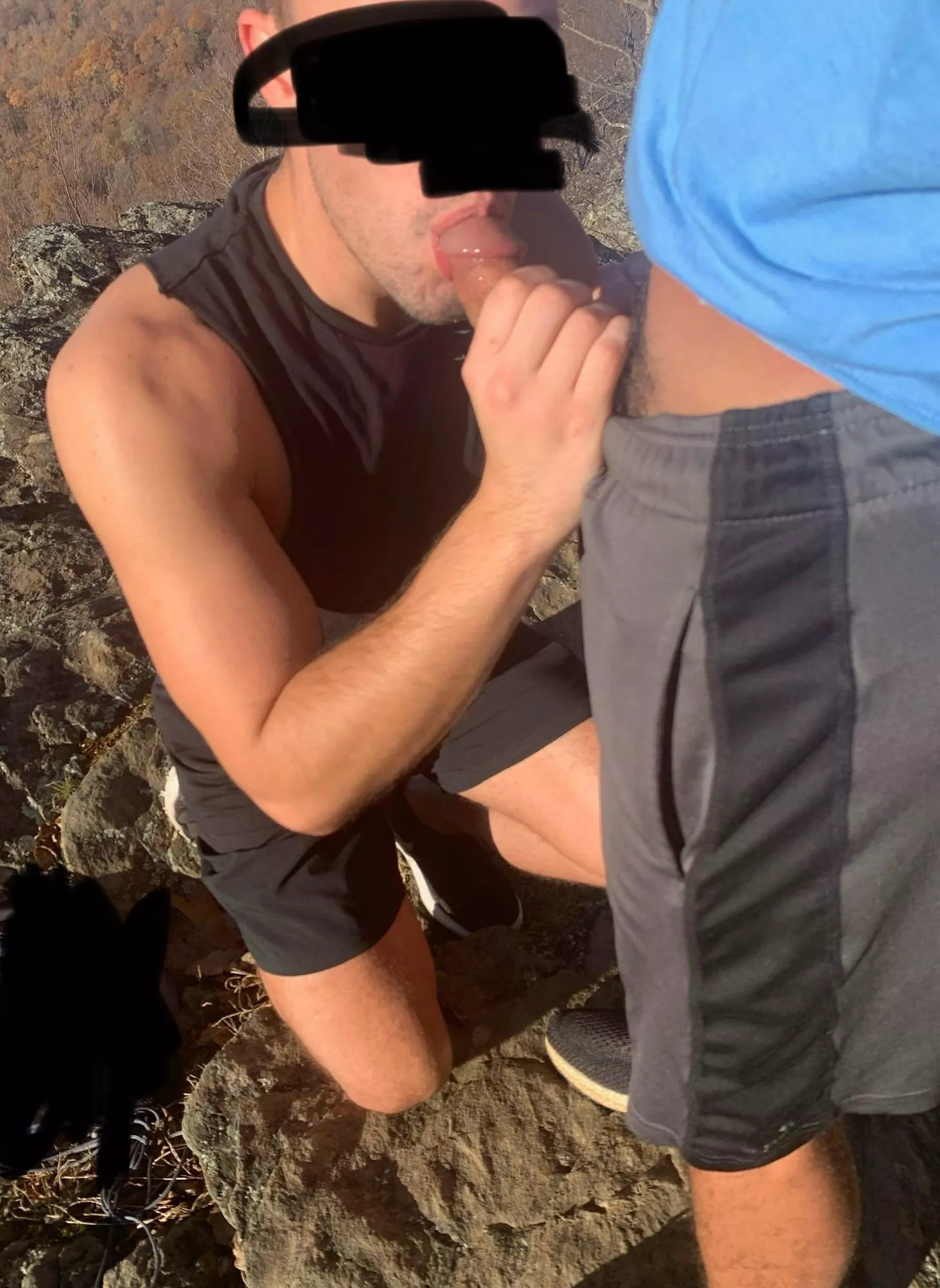 Sucking cock with a view ;)