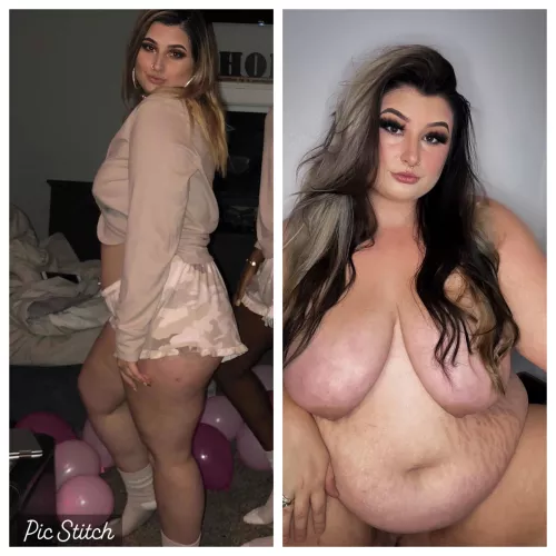 There’s a whole lot more of me now🫣