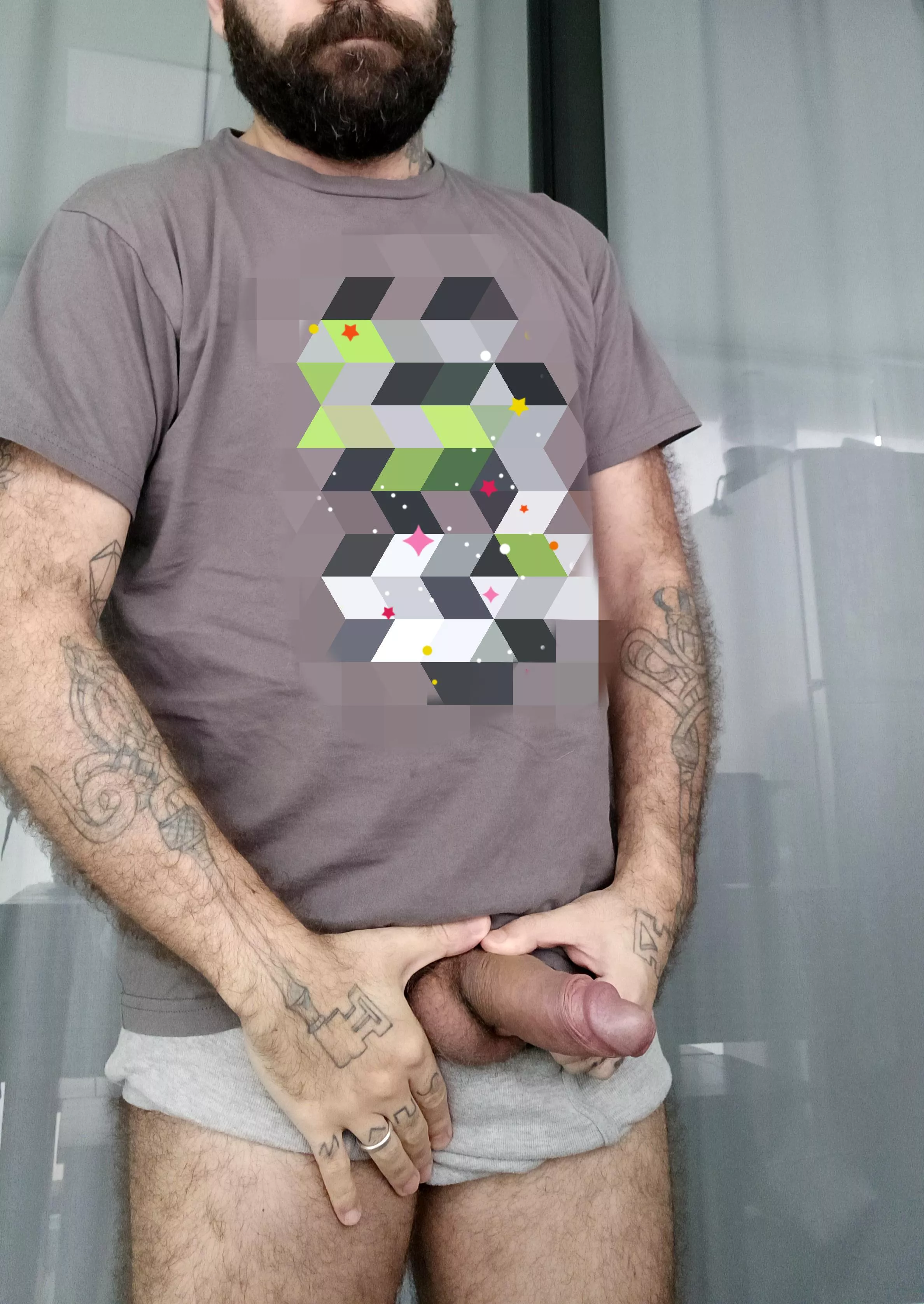 Thick beard and thick boner