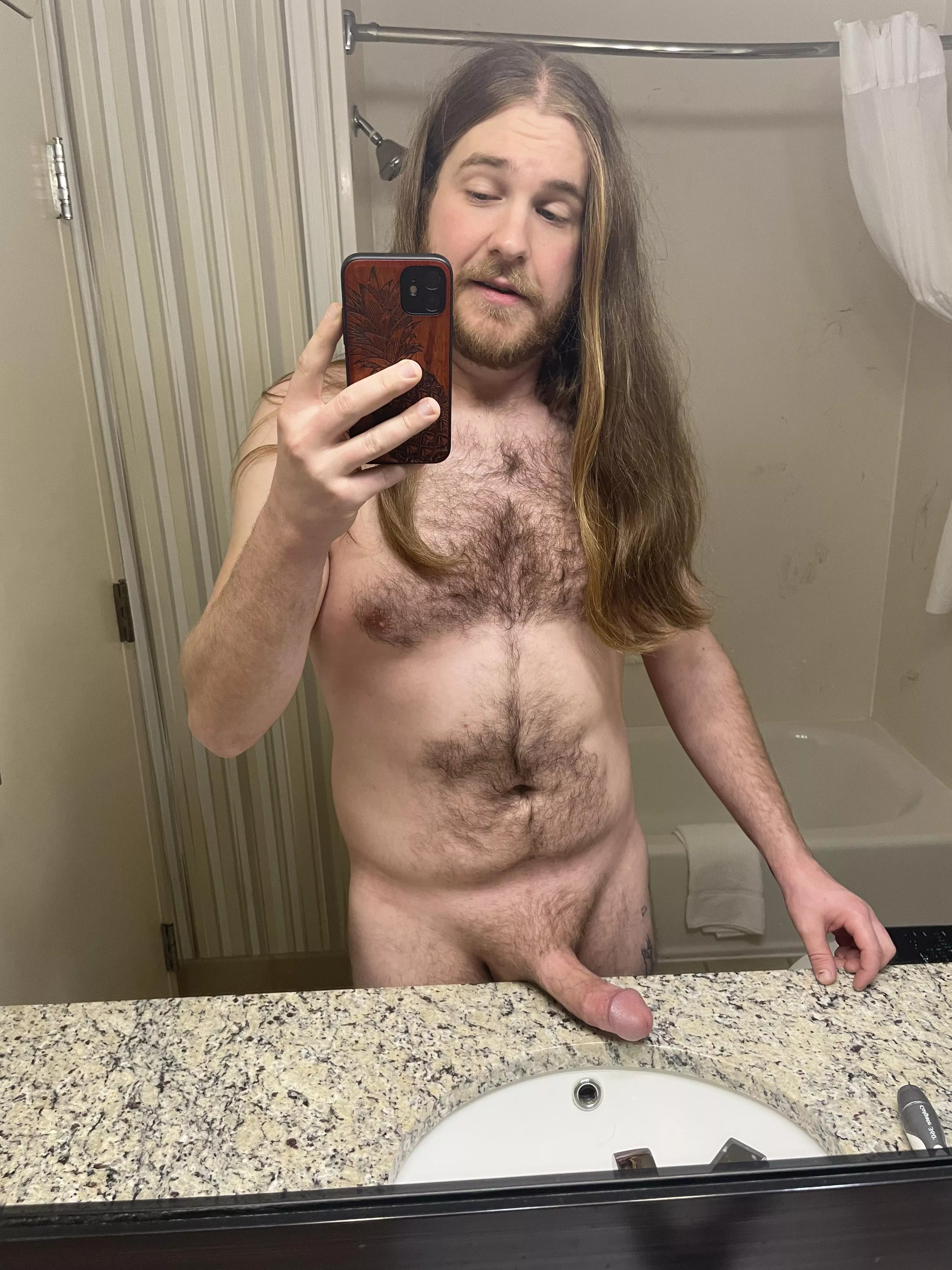 Thick & fuzzy in the hotel bathroom