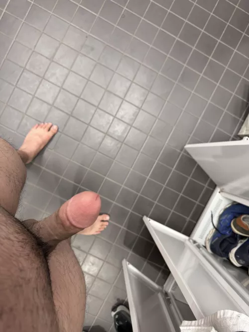 Almost caught by a coworker