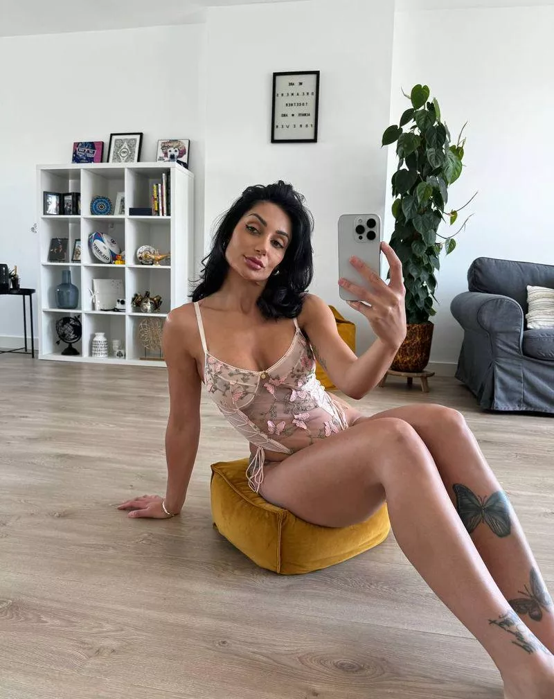 Cute long legs of a milf