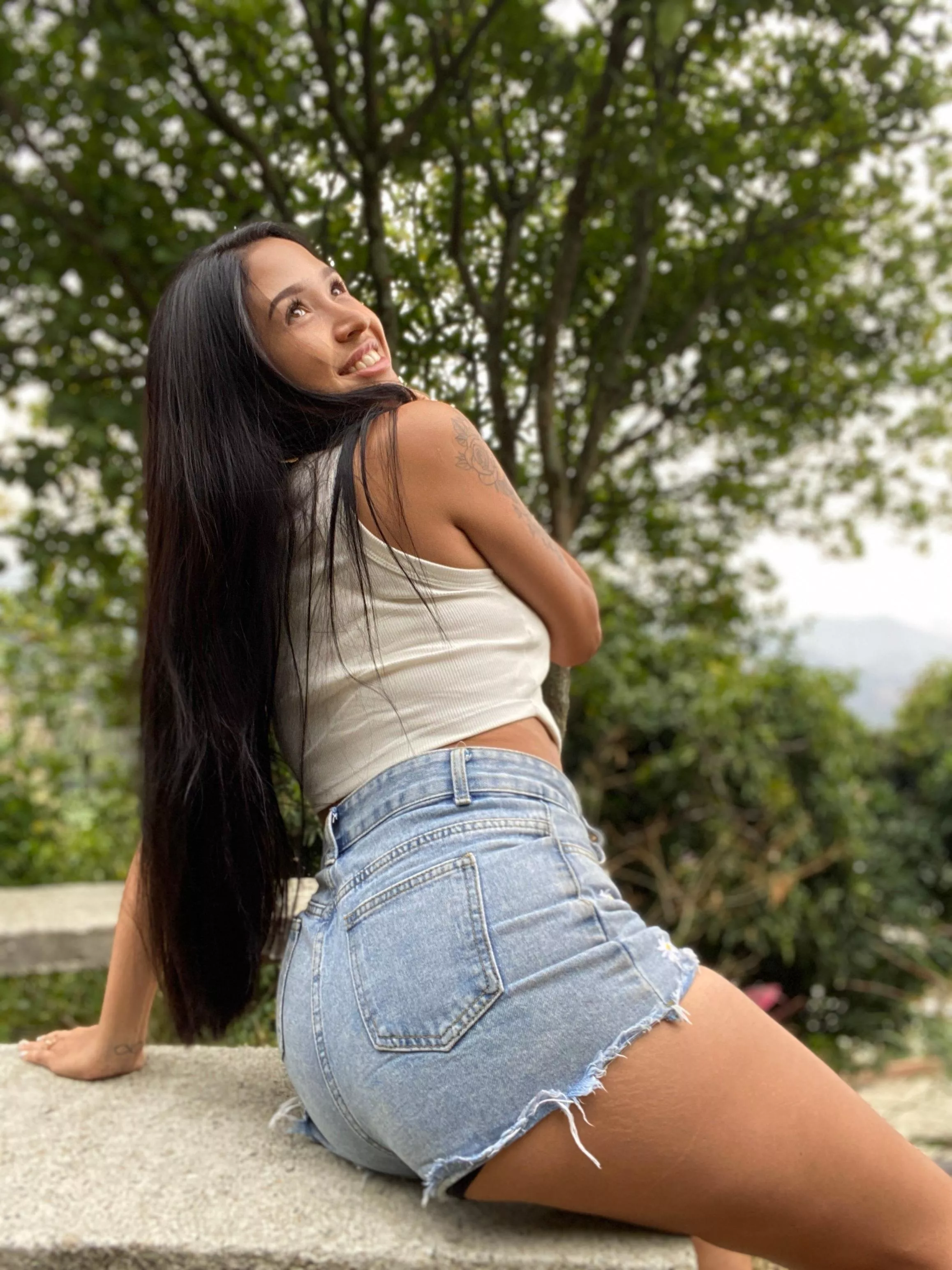 I should be sitting on your lap..