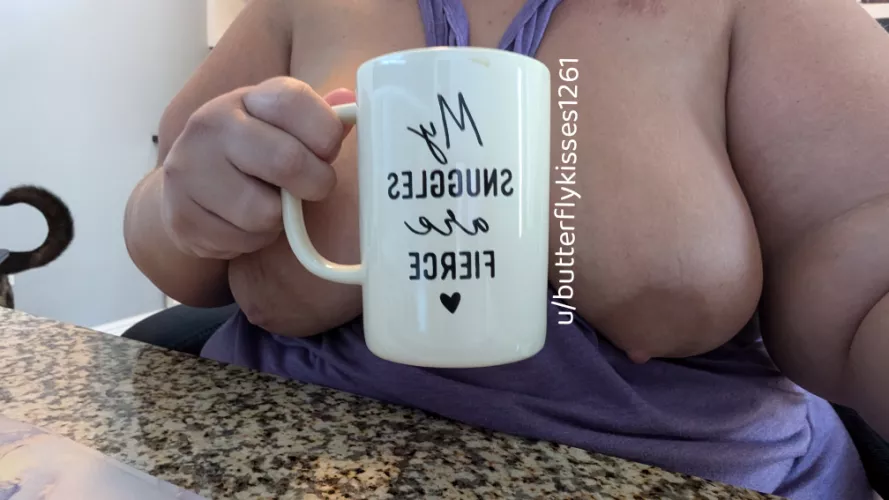 My snuggles are FIERCE!