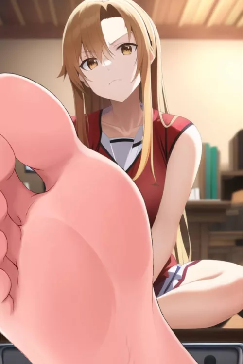 She's grumpt but enjoys it really...