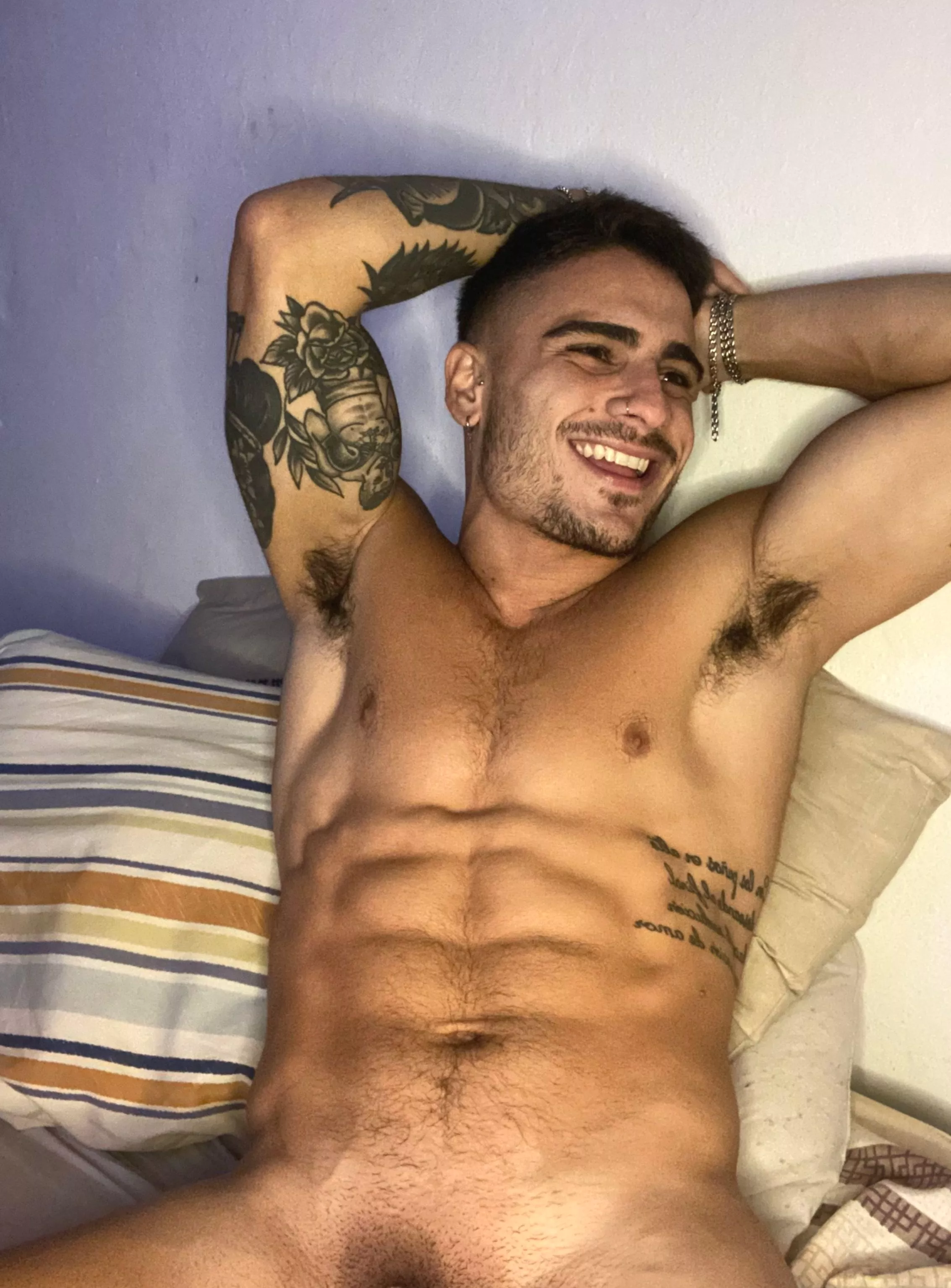 Sweaty, hairy & ready for sniffing