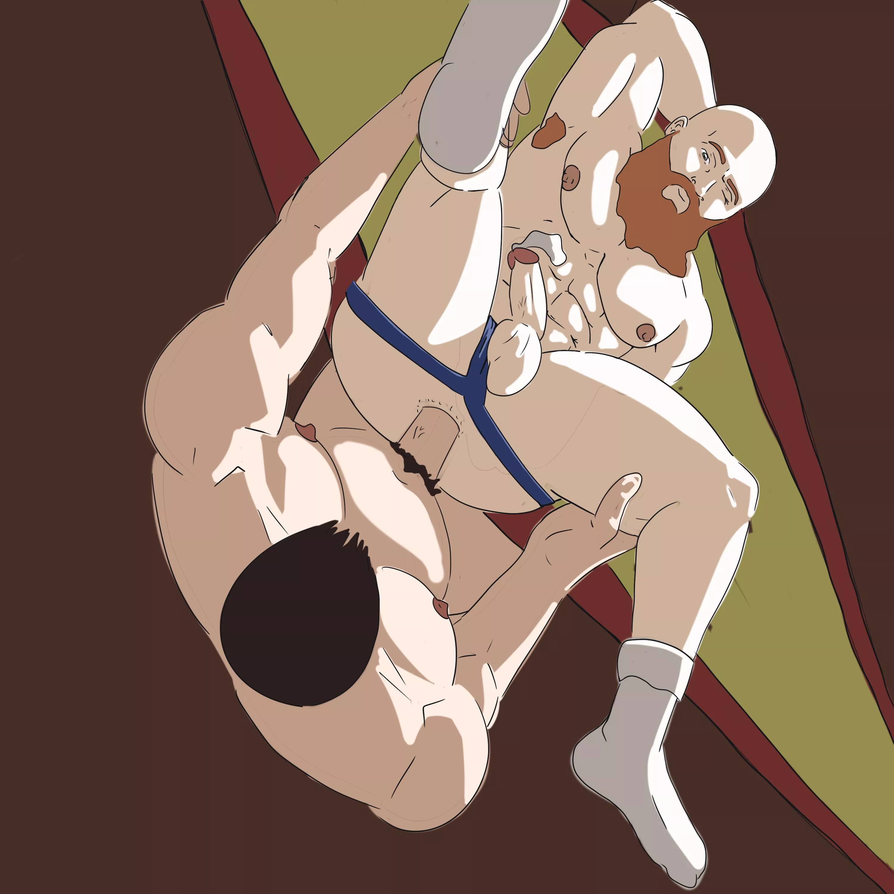 Swinging in the hammock (artist: me)