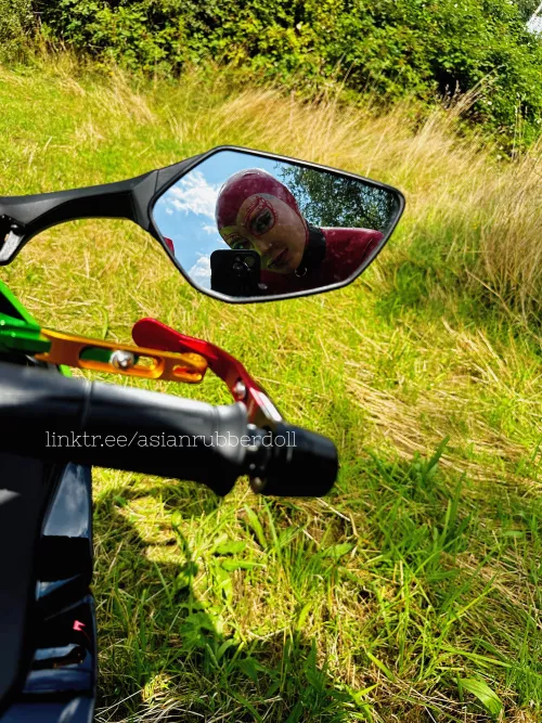 Today I was a passenger on a motorcycle again! 😍