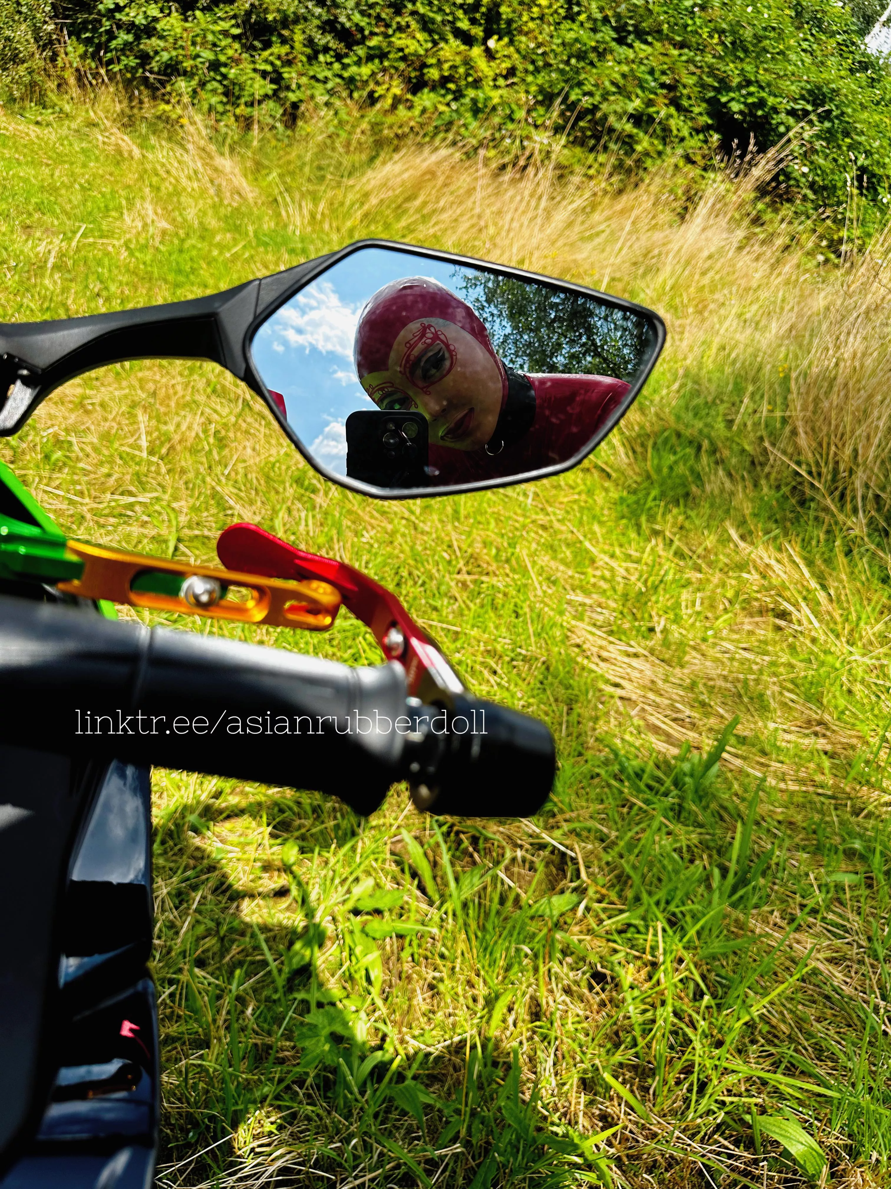 Today I was a passenger on a motorcycle again! 😍