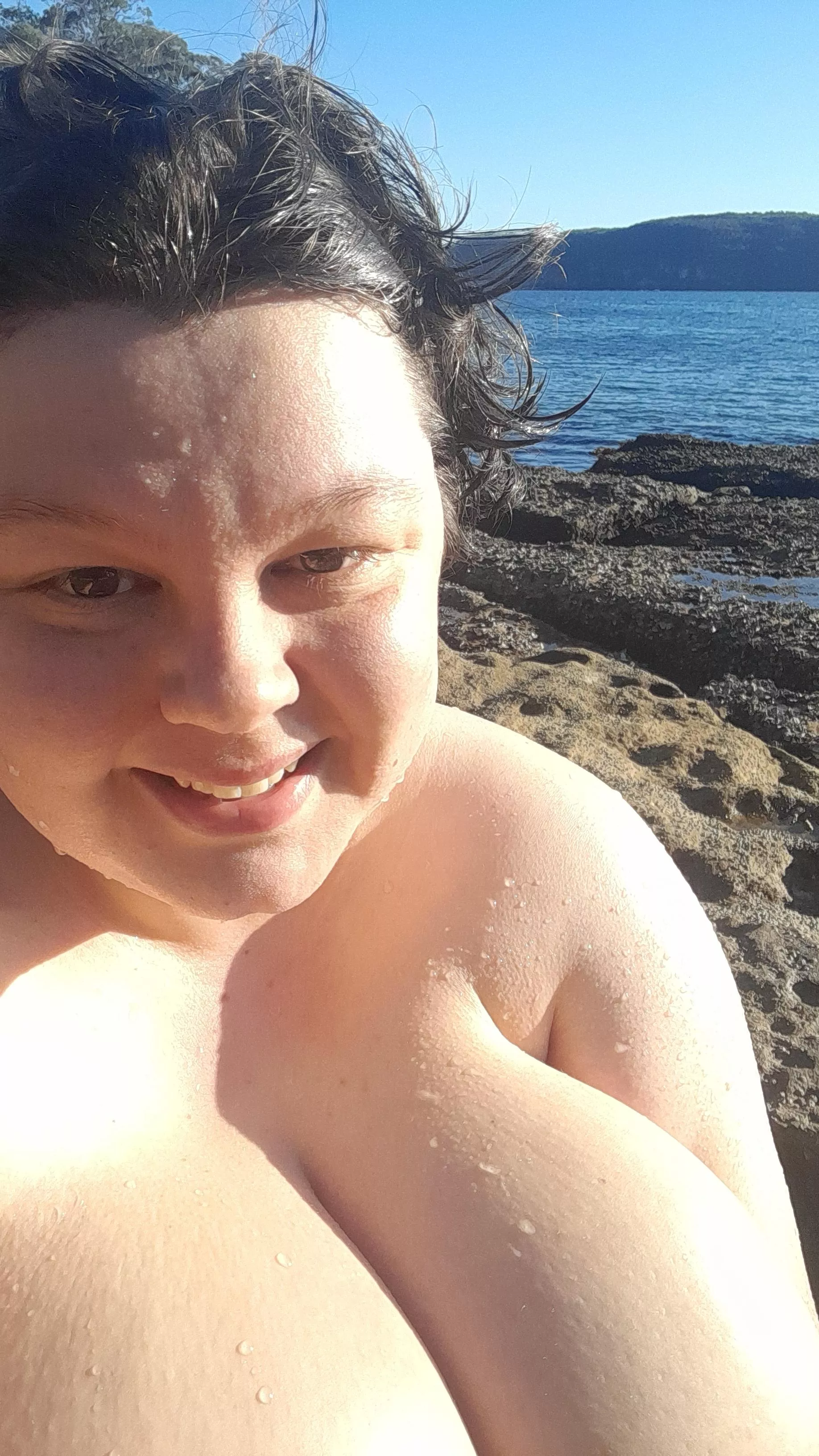 When the wild howls, its warmer in the water. 