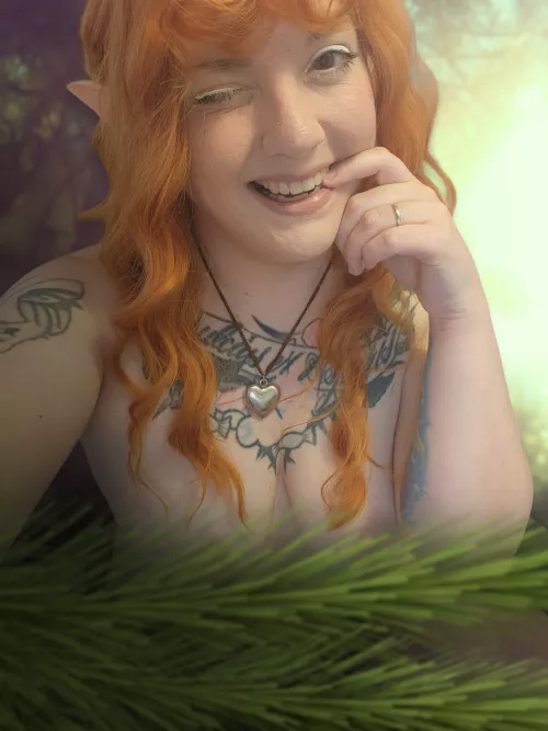 You found this cute lil elf in the forest.....