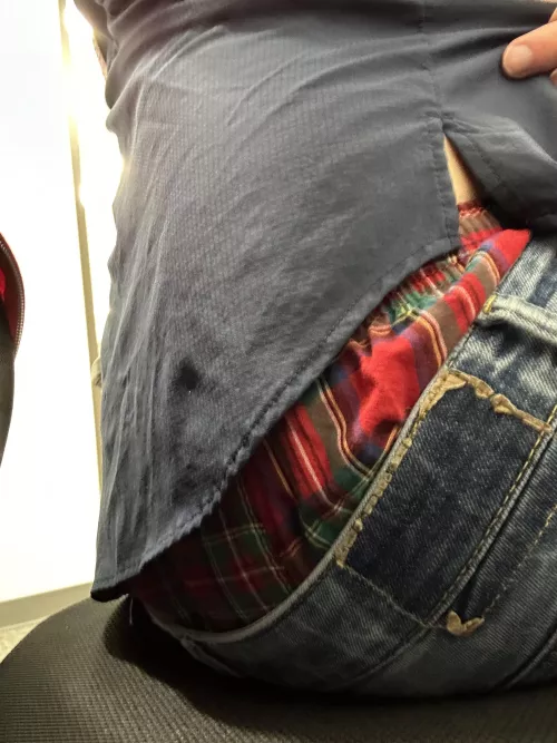 A casual sag at work today