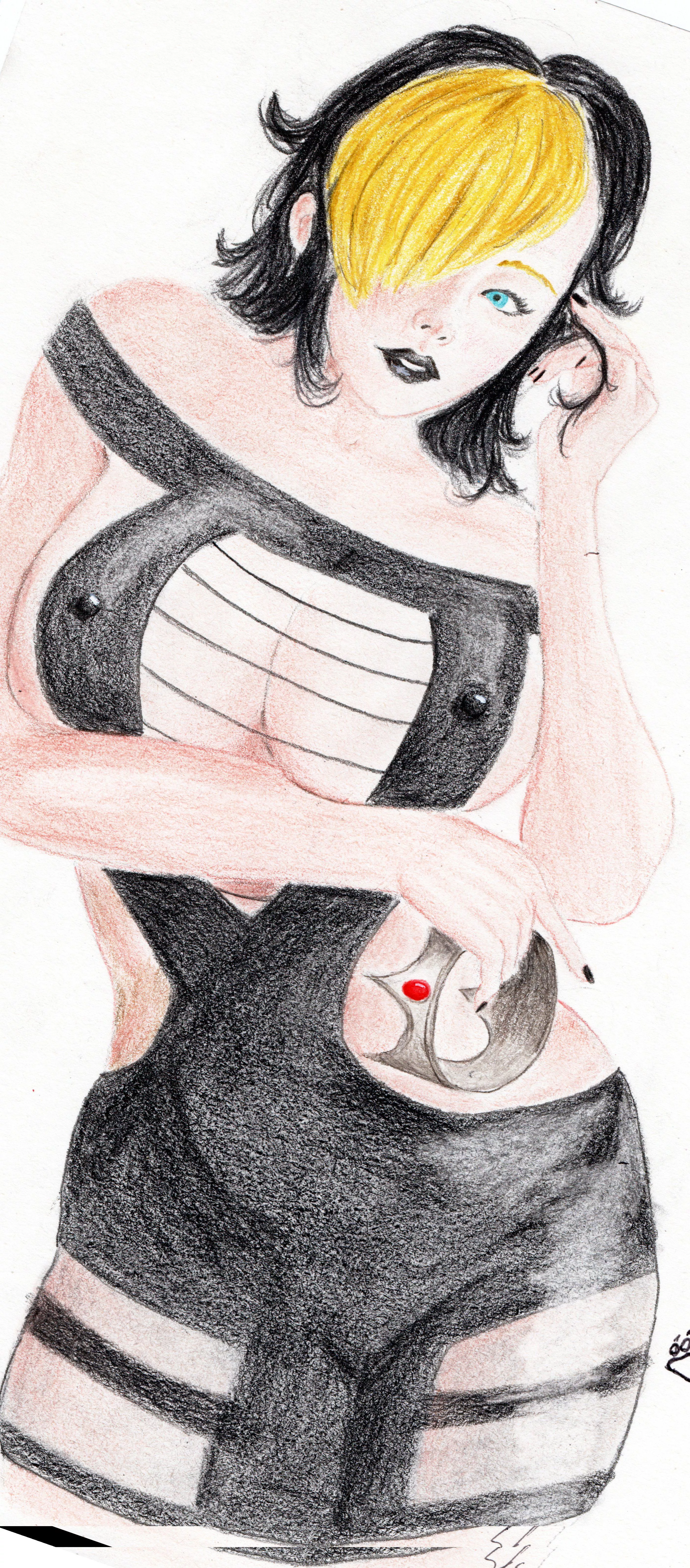 A quick goth Rosalina commission 