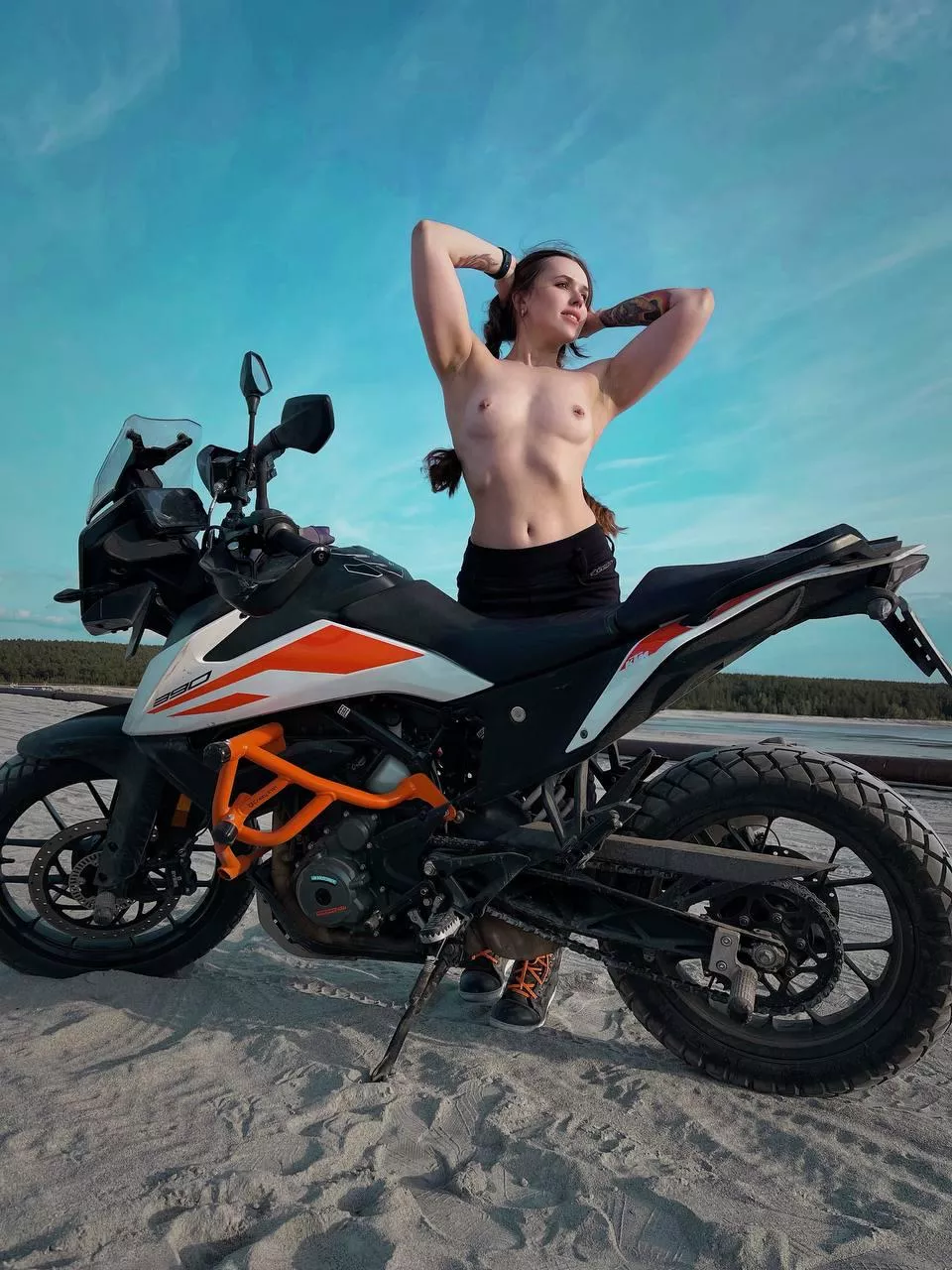 Enjoying the ride and this unforgettable view