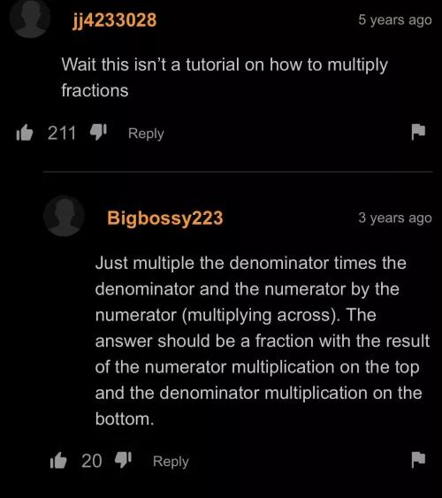 Exponential disappointment 