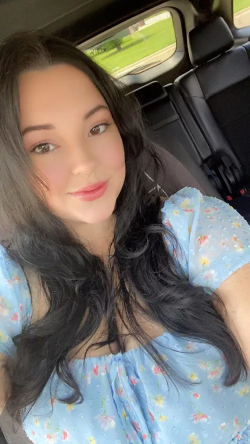 Feeling cute in blue