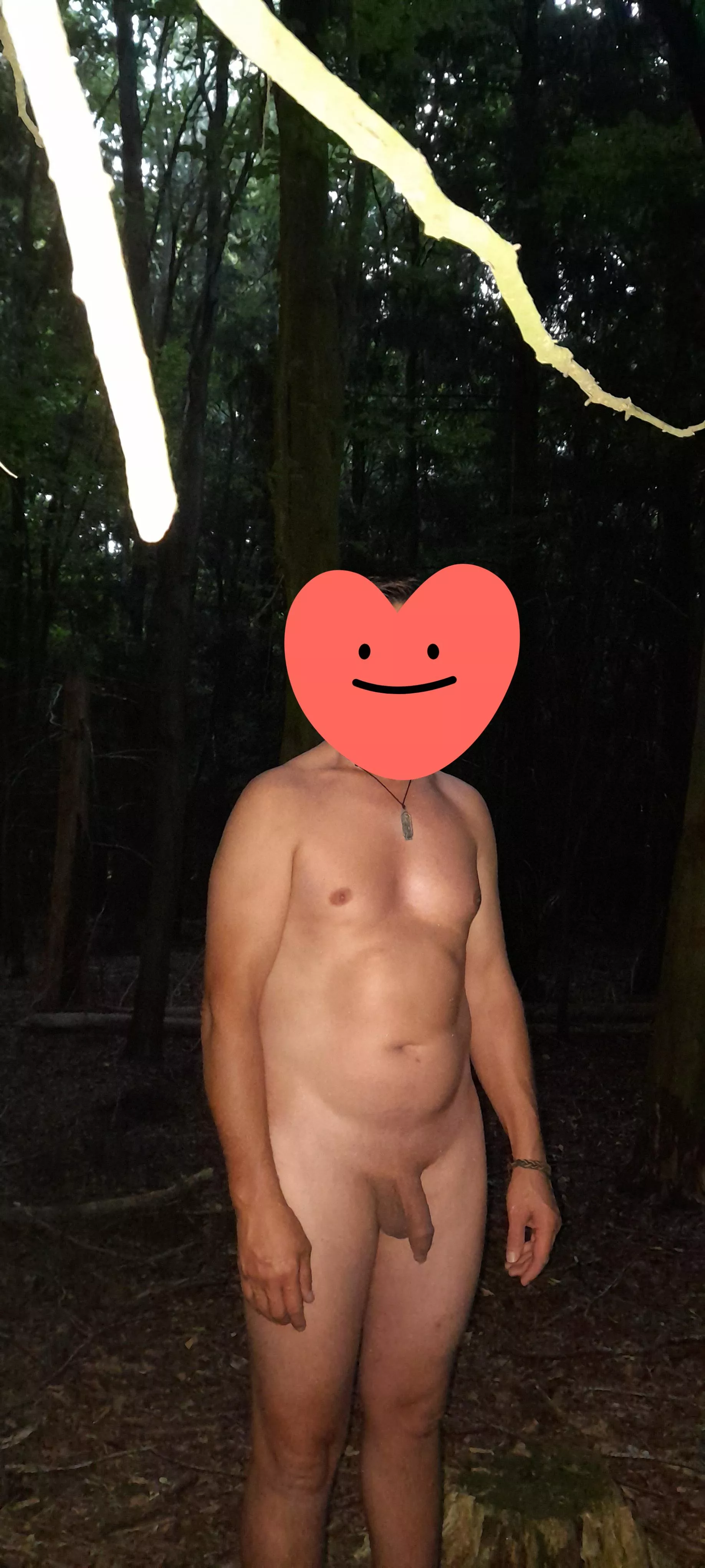 Great to be outdoors nude