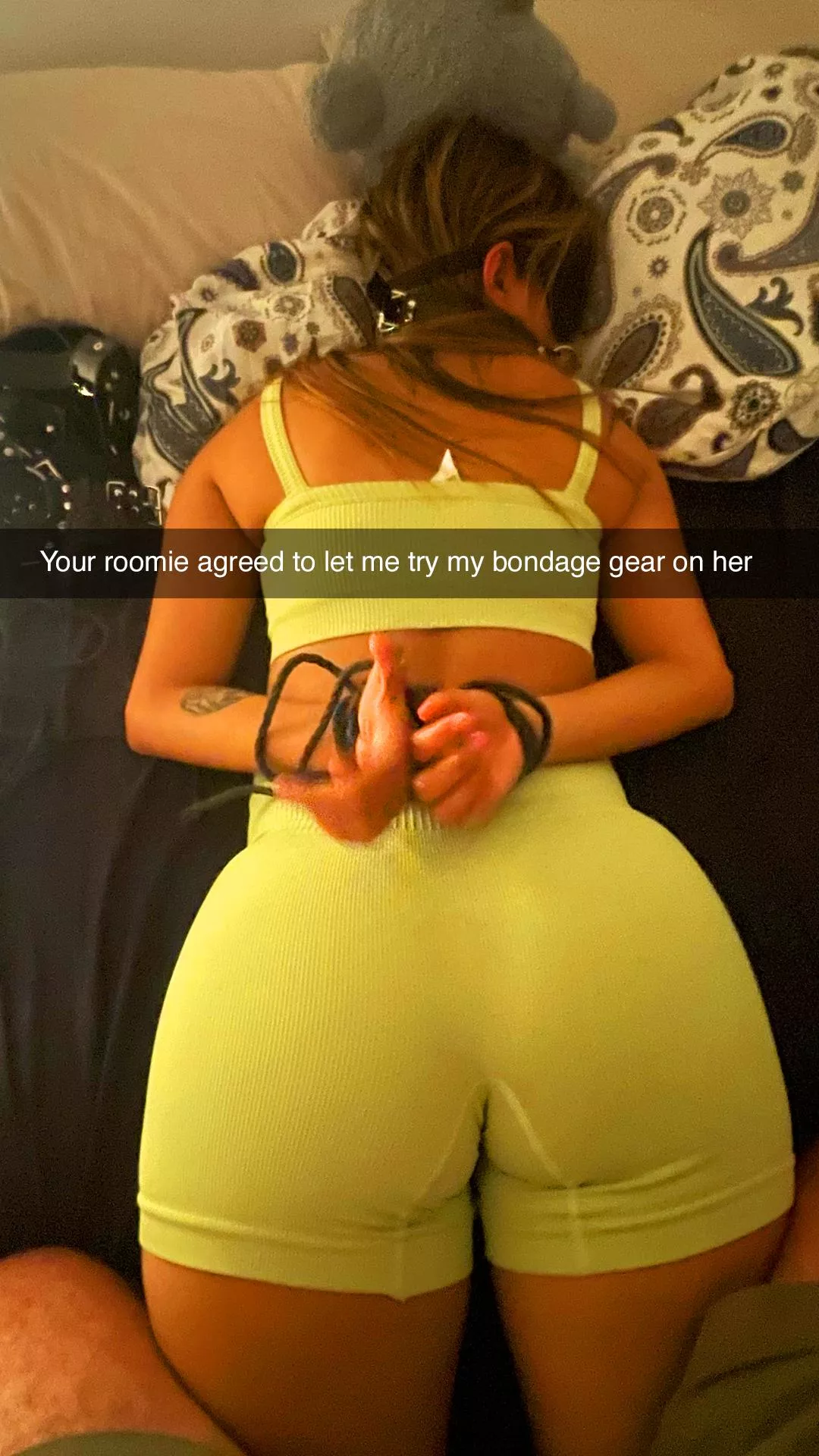 Imagine you're my roommate and your friend sends you this 🤪🤭