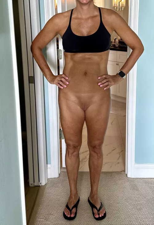 Just need a shirt and a skirt. 