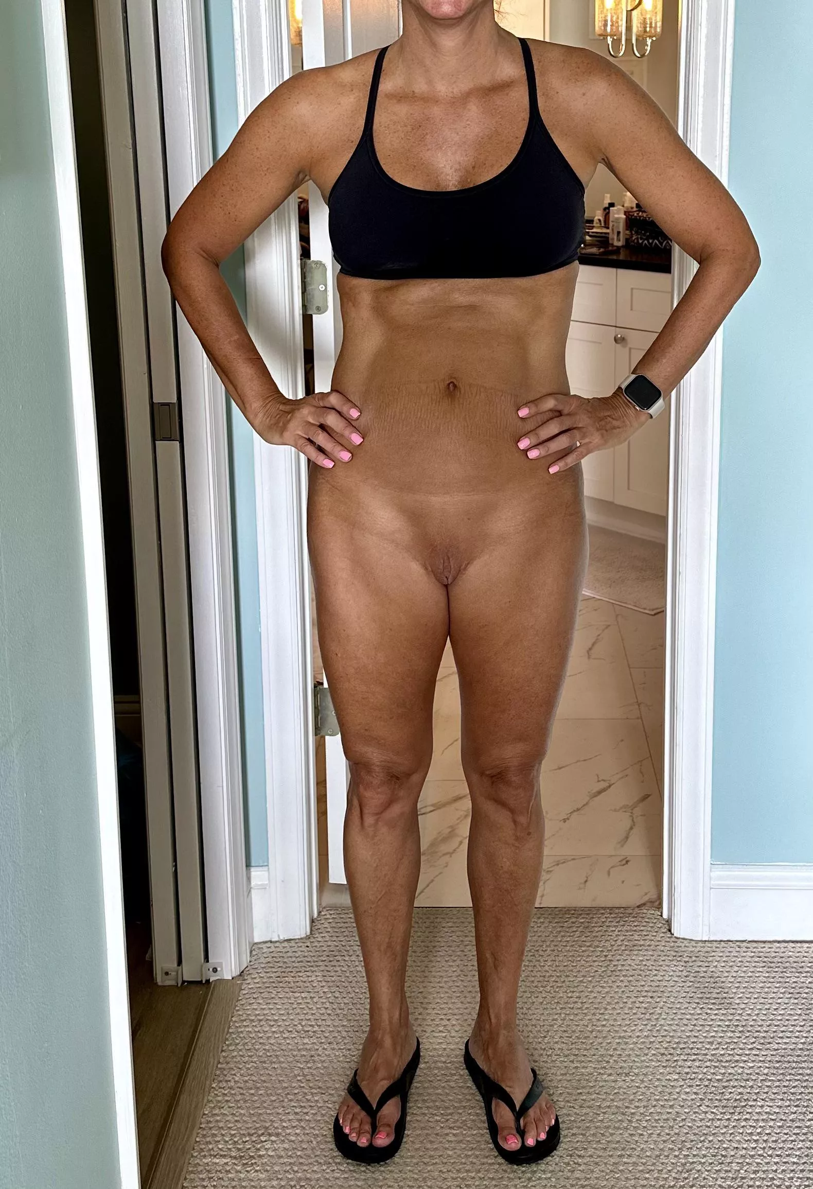 Just need a shirt and a skirt. 